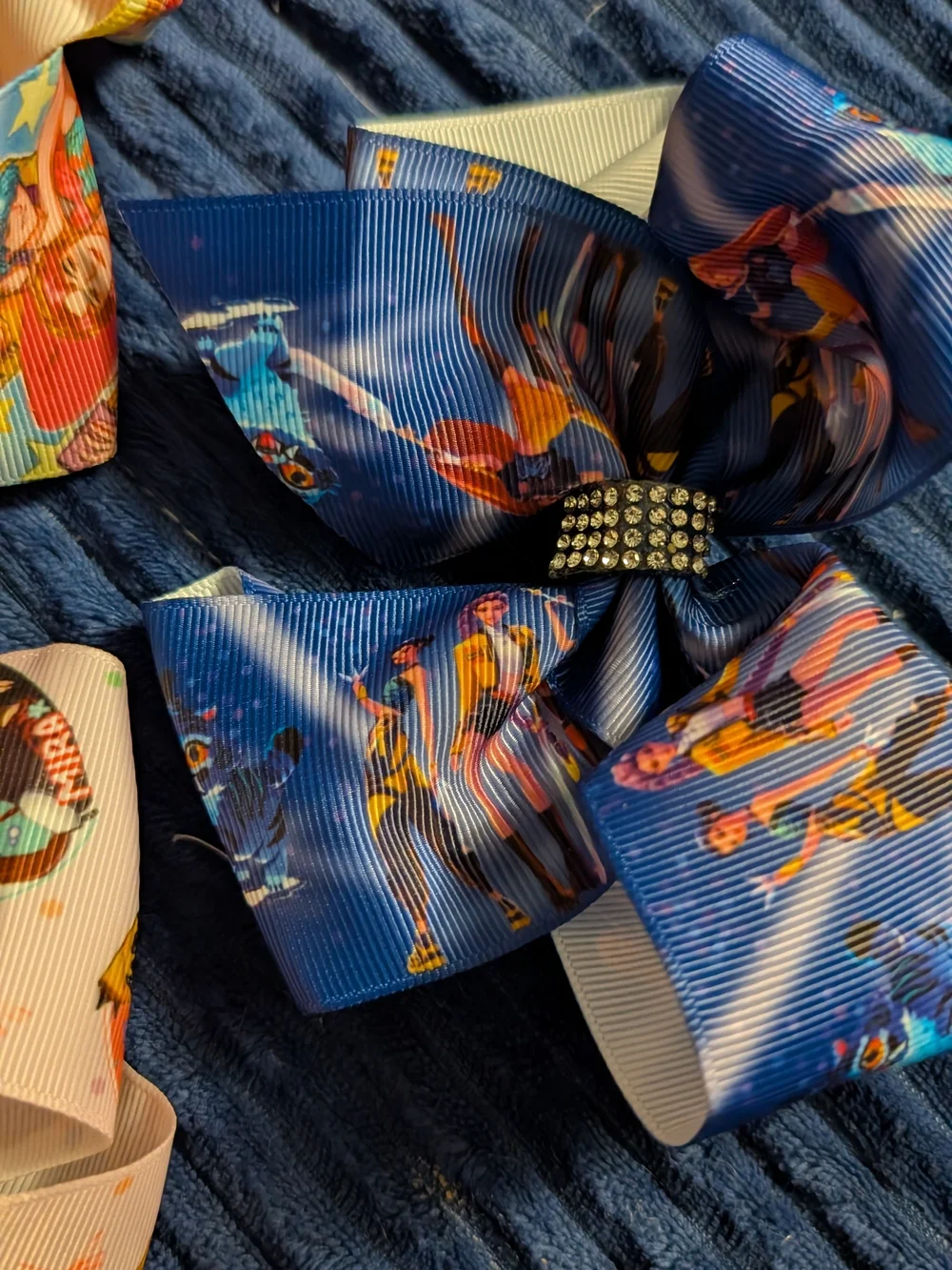 Set of 3 K-pop Demon Hunters Print Hair Bows